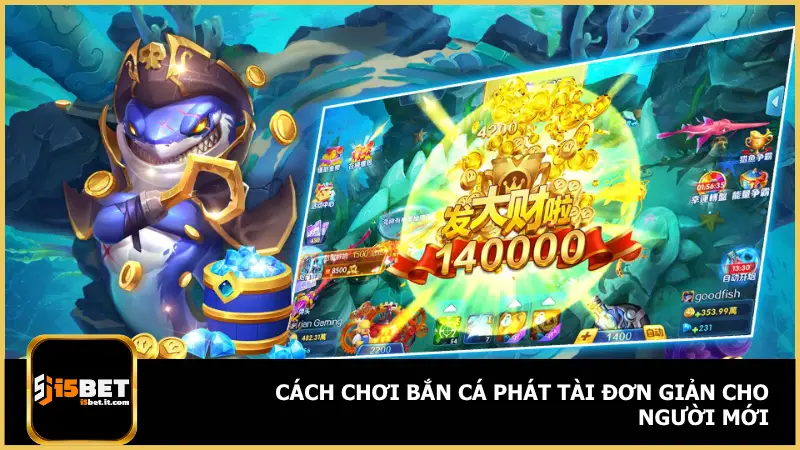 Giao diện của Bắn Cá Phát Tài được tối ưu để người mới có thể thao tác