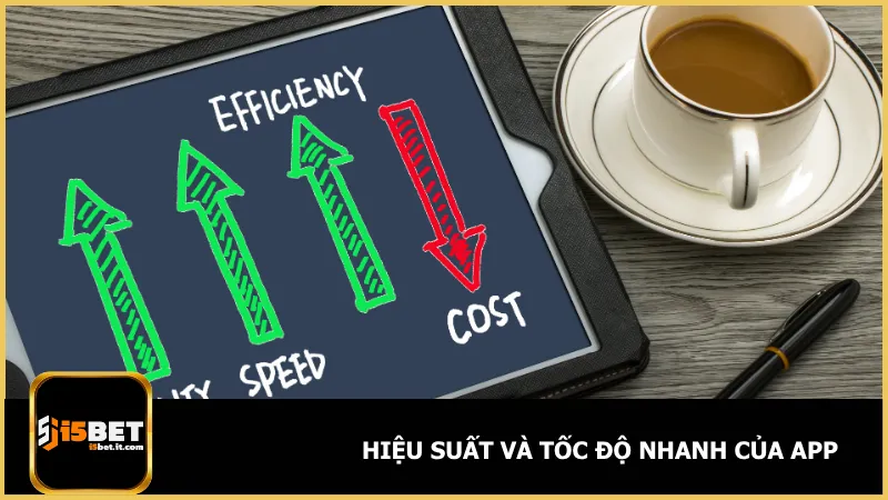 App i5bet có hiệu suất và tốc độ hoạt động nhanh chóng
